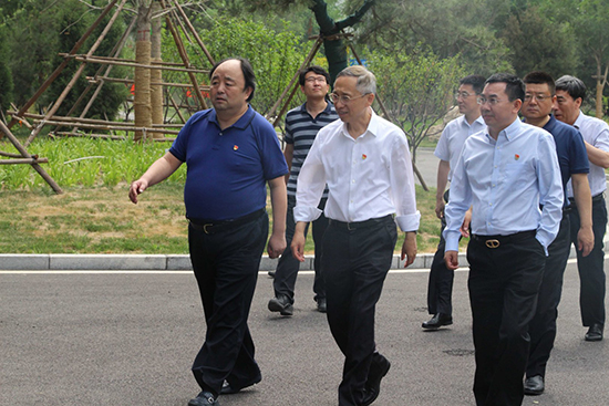 北京市副市长杨斌调研尊龙凯时通州项目